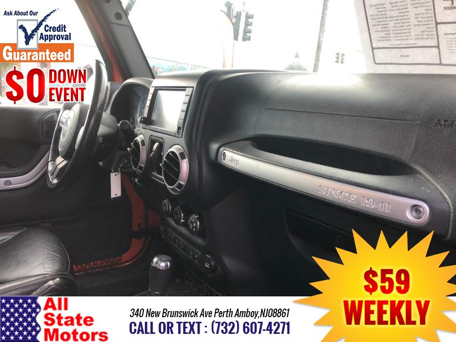 2015 Jeep Wrangler Unlimited 4WD 4dr Sahara, available for sale in Perth Amboy, New Jersey | All State Motor Inc. Perth Amboy, New Jersey 2015 Jeep Wrangler Unlimited 4WD 4dr Sahara, available for sale in Perth Amboy, New Jersey | All State Motor Inc. Perth Amboy, New Jersey