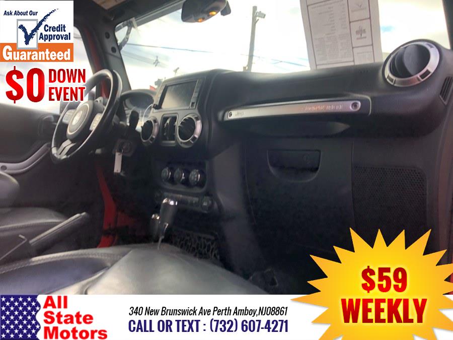 2015 Jeep Wrangler Unlimited 4WD 4dr Sahara, available for sale in Perth Amboy, New Jersey | All State Motor Inc. Perth Amboy, New Jersey 2015 Jeep Wrangler Unlimited 4WD 4dr Sahara, available for sale in Perth Amboy, New Jersey | All State Motor Inc. Perth Amboy, New Jersey