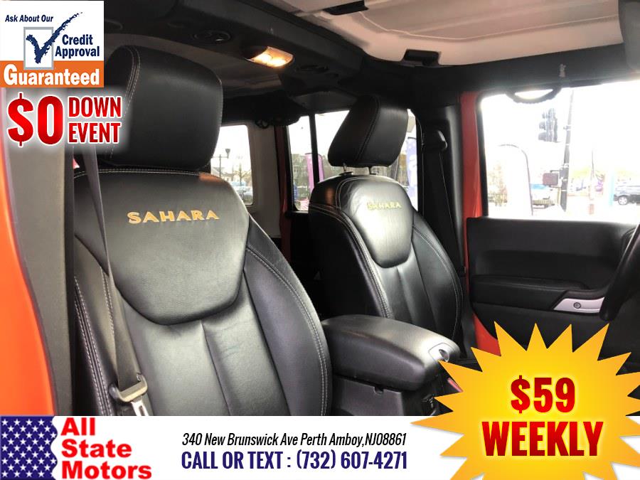 2015 Jeep Wrangler Unlimited 4WD 4dr Sahara, available for sale in Perth Amboy, New Jersey | All State Motor Inc. Perth Amboy, New Jersey 2015 Jeep Wrangler Unlimited 4WD 4dr Sahara, available for sale in Perth Amboy, New Jersey | All State Motor Inc. Perth Amboy, New Jersey