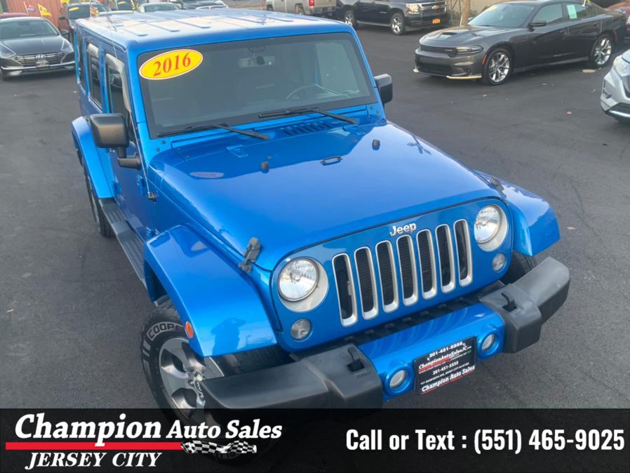 Used Jeep Wrangler Unlimited 4WD 4dr Sahara 2016 | Champion Auto Sales of JC. Jersey City, New Jersey Used Jeep Wrangler Unlimited 4WD 4dr Sahara 2016 | Champion Auto Sales of JC. Jersey City, New Jersey