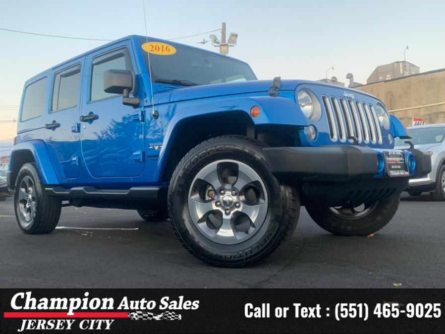 Used Jeep Wrangler Unlimited 4WD 4dr Sahara 2016 | Champion Auto Sales of JC. Jersey City, New Jersey Used Jeep Wrangler Unlimited 4WD 4dr Sahara 2016 | Champion Auto Sales of JC. Jersey City, New Jersey