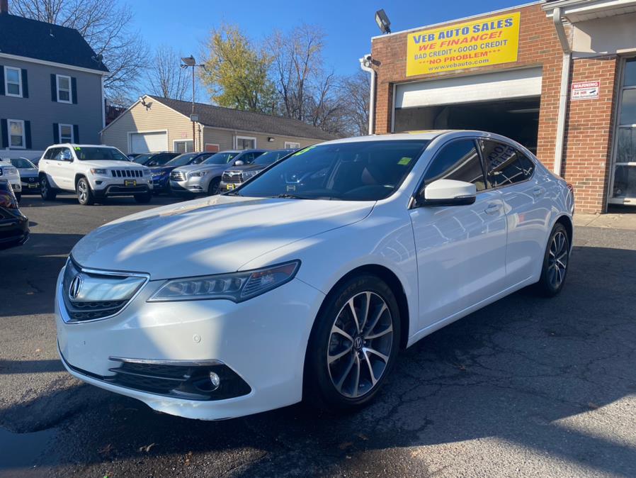 2015 Acura TLX 4dr Sdn FWD V6 Advance, available for sale in Hartford, Connecticut | VEB Auto Sales. Hartford, Connecticut