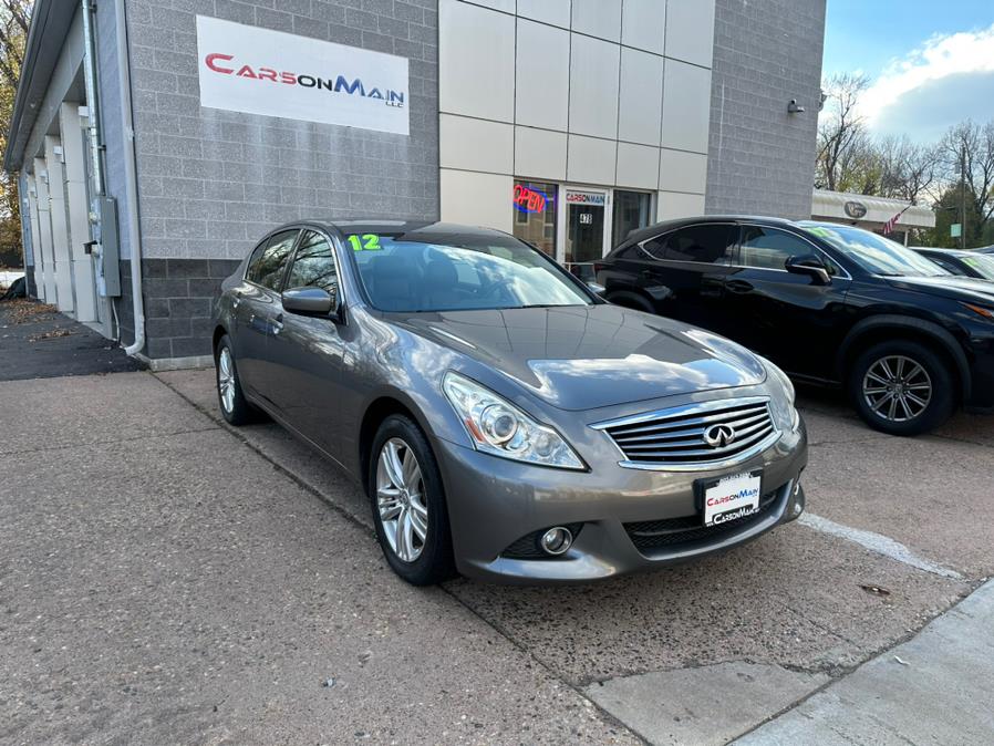 2012 Infiniti G37 Sedan 4dr x AWD, available for sale in Manchester, Connecticut | Carsonmain LLC. Manchester, Connecticut
