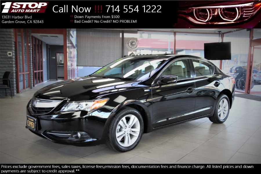 2013 Acura ILX 4dr Sdn 1.5L Hybrid Tech Pkg, available for sale in Garden Grove, California | 1 Stop Auto Mart Inc.. Garden Grove, California