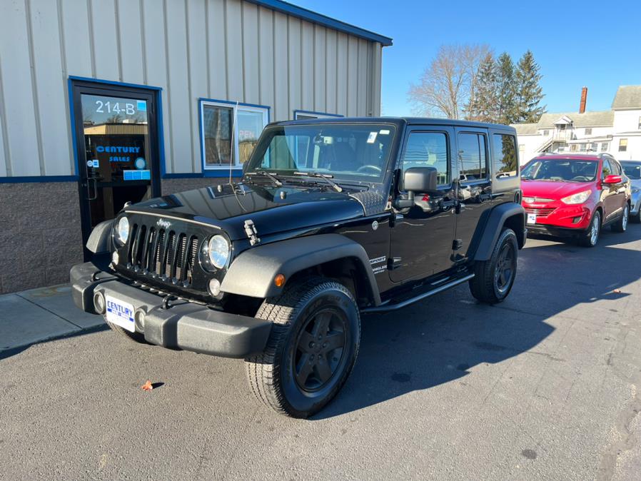 2017 Jeep Wrangler Unlimited Sport 4x4, available for sale in East Windsor, Connecticut | Century Auto And Truck. East Windsor, Connecticut