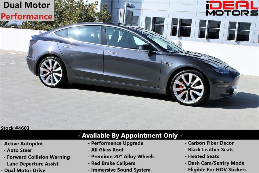 Used Tesla Model 3 Performance Sedan 4D 2019 | Ideal Motors. Costa Mesa, California Used Tesla Model 3 Performance Sedan 4D 2019 | Ideal Motors. Costa Mesa, California