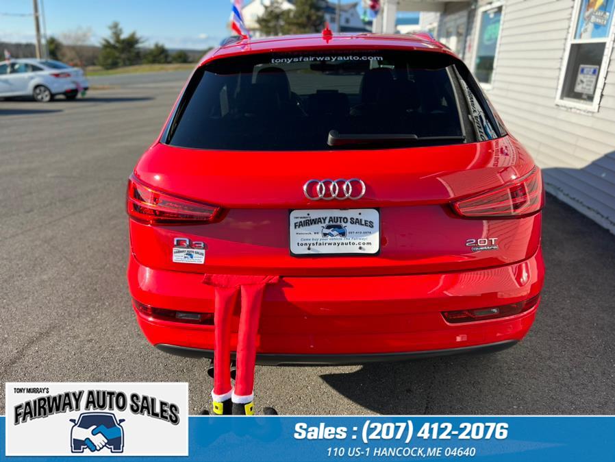 Used Audi Q3 Premium 2.0 TFSI Premium quattro AWD 2017 | Fairway Auto Sales. Hancock, Maine Used Audi Q3 Premium 2.0 TFSI Premium quattro AWD 2017 | Fairway Auto Sales. Hancock, Maine
