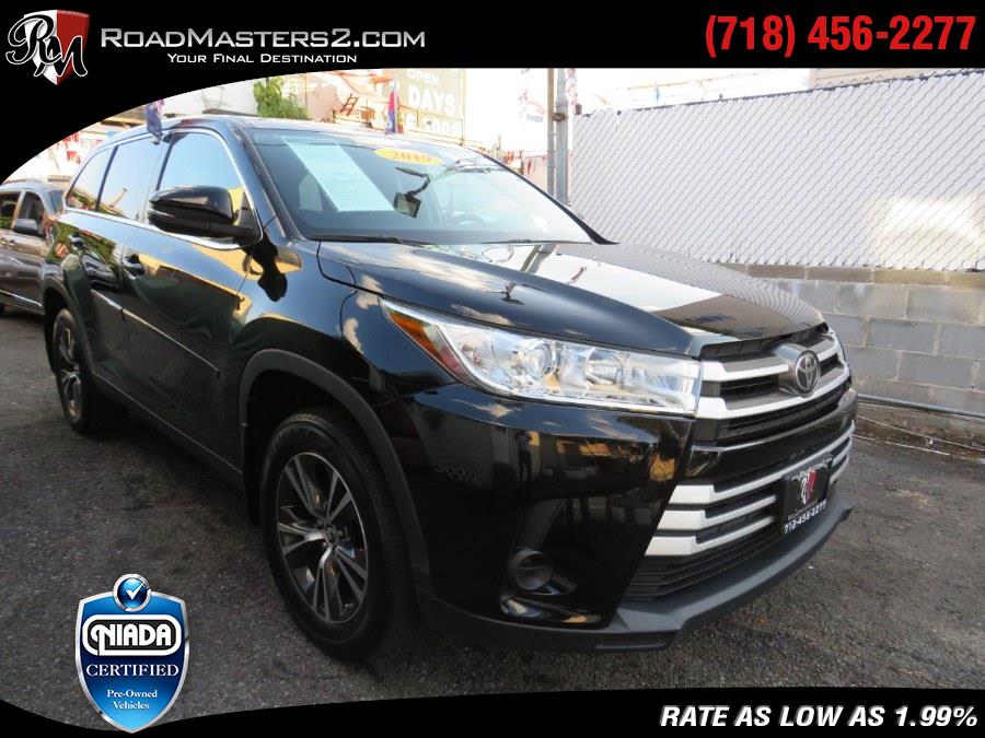 2019 Toyota Highlander LE AWD, available for sale in Middle Village, New York | Road Masters II INC. Middle Village, New York 2019 Toyota Highlander LE AWD, available for sale in Middle Village, New York | Road Masters II INC. Middle Village, New York