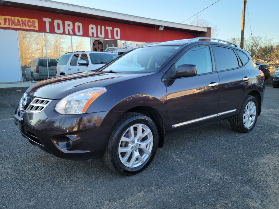 2012 Nissan Rogue AWD 4dr SL Leather + Sunroof + Seround Camera`s, available for sale in East Windsor, Connecticut | Toro Auto. East Windsor, Connecticut