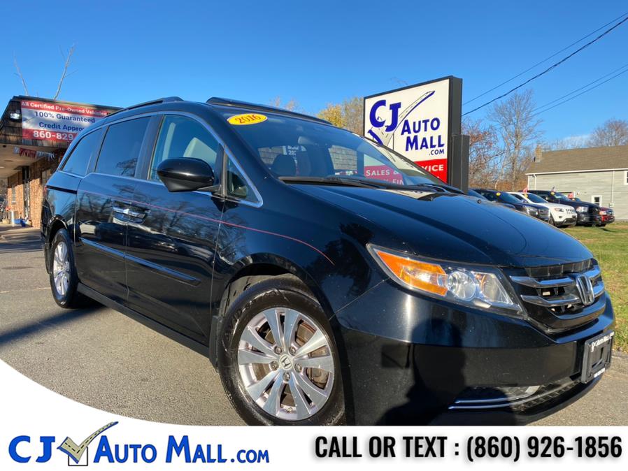 2016 Honda Odyssey 5dr EX-L w/Navi, available for sale in Bristol, Connecticut | CJ Auto Mall. Bristol, Connecticut