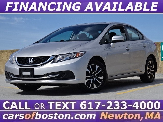 Used Honda Civic Sedan 4dr CVT EX 2014 | Cars of Boston. Newton, Massachusetts