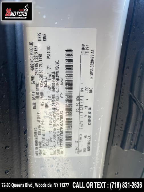Used Ford Transit Van T-250 148" EL Hi Rf 9000 GVWR Sliding RH Dr 2019 | 26 Motors Queens. Woodside, New York Used Ford Transit Van T-250 148" EL Hi Rf 9000 GVWR Sliding RH Dr 2019 | 26 Motors Queens. Woodside, New York