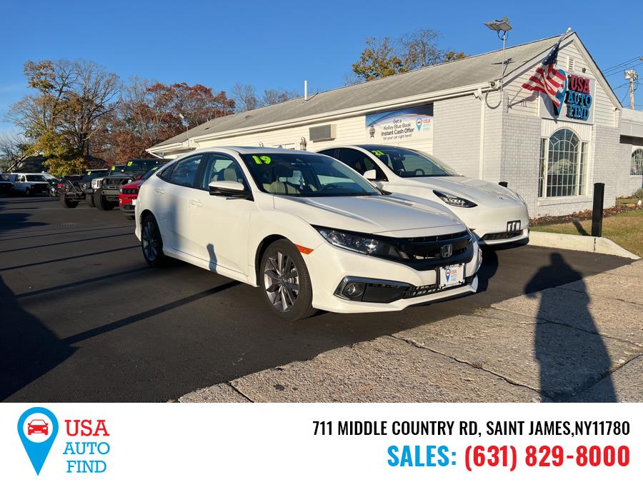 2019 Honda Civic Sedan EX CVT, available for sale in Saint James, New York | USA Auto Find. Saint James, New York