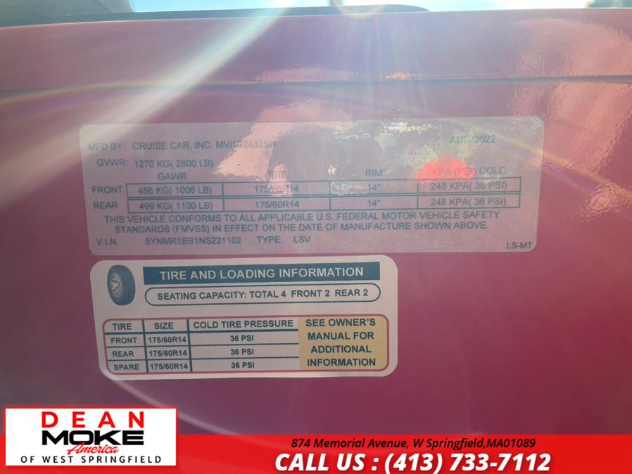 2022 Cruise Car eMoke 4 Door, available for sale in W Springfield, Massachusetts | Dean Moke America of West Springfield. W Springfield, Massachusetts 2022 Cruise Car eMoke 4 Door, available for sale in W Springfield, Massachusetts | Dean Moke America of West Springfield. W Springfield, Massachusetts