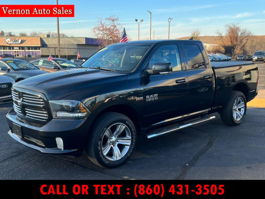 2015 Ram 1500 4WD Quad Cab 140.5" Sport, available for sale in Manchester, Connecticut | Vernon Auto Sale & Service. Manchester, Connecticut 2015 Ram 1500 4WD Quad Cab 140.5" Sport, available for sale in Manchester, Connecticut | Vernon Auto Sale & Service. Manchester, Connecticut