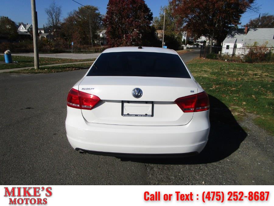 2012 Volkswagen Passat 4dr Sdn 2.5L Auto SE PZEV, available for sale in Stratford, Connecticut | Mike's Motors LLC. Stratford, Connecticut 2012 Volkswagen Passat 4dr Sdn 2.5L Auto SE PZEV, available for sale in Stratford, Connecticut | Mike's Motors LLC. Stratford, Connecticut