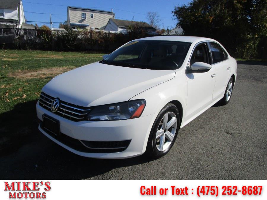 2012 Volkswagen Passat 4dr Sdn 2.5L Auto SE PZEV, available for sale in Stratford, Connecticut | Mike's Motors LLC. Stratford, Connecticut 2012 Volkswagen Passat 4dr Sdn 2.5L Auto SE PZEV, available for sale in Stratford, Connecticut | Mike's Motors LLC. Stratford, Connecticut