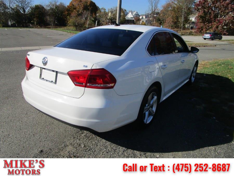 2012 Volkswagen Passat 4dr Sdn 2.5L Auto SE PZEV, available for sale in Stratford, Connecticut | Mike's Motors LLC. Stratford, Connecticut 2012 Volkswagen Passat 4dr Sdn 2.5L Auto SE PZEV, available for sale in Stratford, Connecticut | Mike's Motors LLC. Stratford, Connecticut