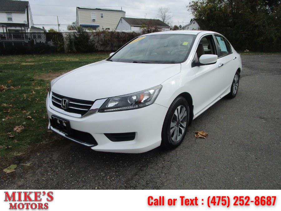 2013 Honda Accord Sdn 4dr I4 CVT LX, available for sale in Stratford, Connecticut | Mike's Motors LLC. Stratford, Connecticut