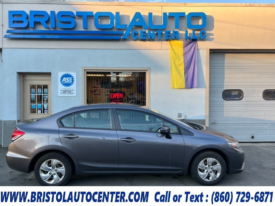 2015 Honda Civic Sedan 4dr CVT LX, available for sale in Bristol, Connecticut | Bristol Auto Center LLC. Bristol, Connecticut