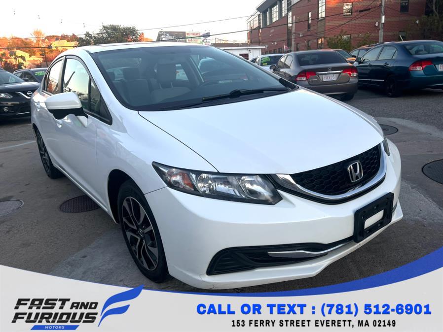 2014 Honda Civic Sedan 4dr CVT EX, available for sale in Everett, Massachusetts | Fast & Furious Motors. Everett, Massachusetts 2014 Honda Civic Sedan 4dr CVT EX, available for sale in Everett, Massachusetts | Fast & Furious Motors. Everett, Massachusetts