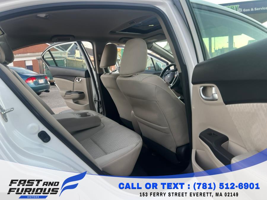 2014 Honda Civic Sedan 4dr CVT EX, available for sale in Everett, Massachusetts | Fast & Furious Motors. Everett, Massachusetts 2014 Honda Civic Sedan 4dr CVT EX, available for sale in Everett, Massachusetts | Fast & Furious Motors. Everett, Massachusetts