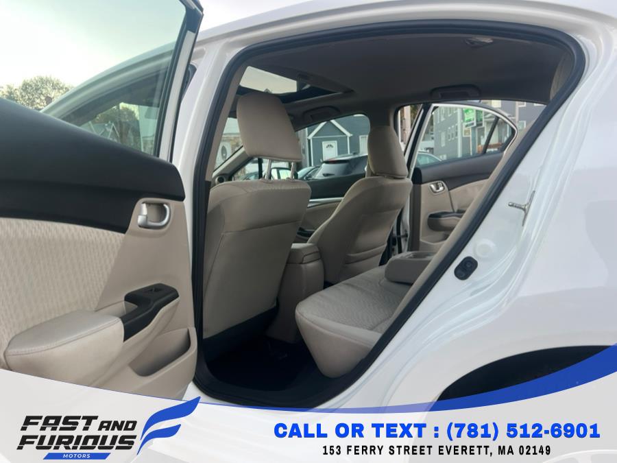 2014 Honda Civic Sedan 4dr CVT EX, available for sale in Everett, Massachusetts | Fast & Furious Motors. Everett, Massachusetts 2014 Honda Civic Sedan 4dr CVT EX, available for sale in Everett, Massachusetts | Fast & Furious Motors. Everett, Massachusetts
