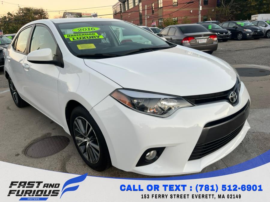 Used Toyota Corolla 4dr Sdn CVT LE Premium (Natl) 2016 | Fast & Furious Motors. Everett, Massachusetts Used Toyota Corolla 4dr Sdn CVT LE Premium (Natl) 2016 | Fast & Furious Motors. Everett, Massachusetts
