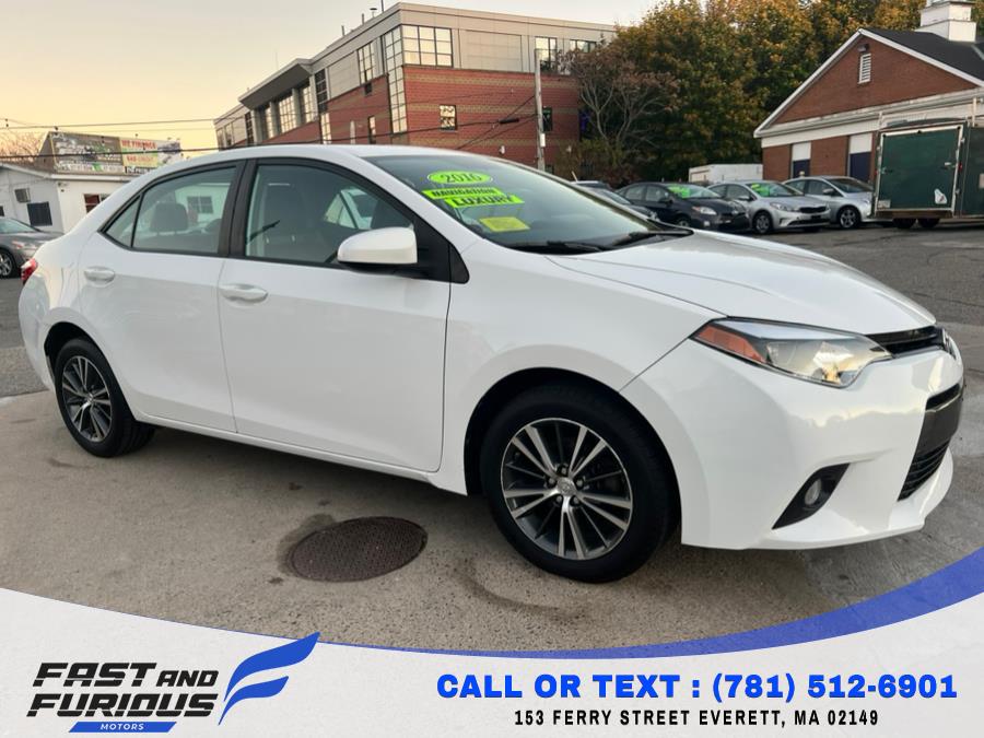 Used Toyota Corolla 4dr Sdn CVT LE Premium (Natl) 2016 | Fast & Furious Motors. Everett, Massachusetts Used Toyota Corolla 4dr Sdn CVT LE Premium (Natl) 2016 | Fast & Furious Motors. Everett, Massachusetts