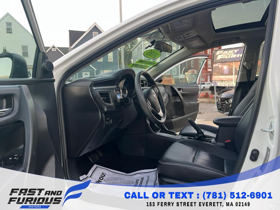 Used Toyota Corolla 4dr Sdn CVT LE Premium (Natl) 2016 | Fast & Furious Motors. Everett, Massachusetts Used Toyota Corolla 4dr Sdn CVT LE Premium (Natl) 2016 | Fast & Furious Motors. Everett, Massachusetts