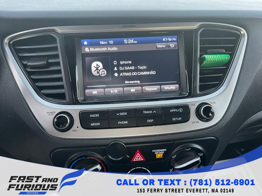2019 Hyundai Accent SEL, available for sale in Everett, Massachusetts | Fast & Furious Motors. Everett, Massachusetts 2019 Hyundai Accent SEL, available for sale in Everett, Massachusetts | Fast & Furious Motors. Everett, Massachusetts