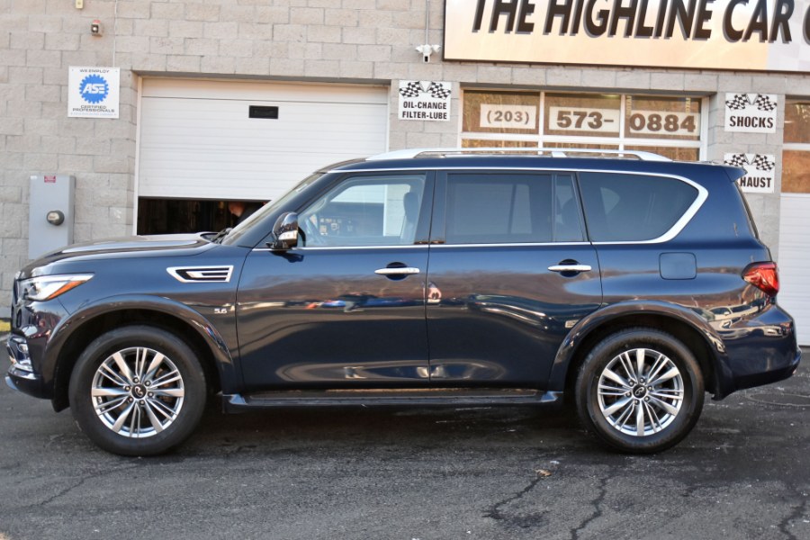 Used INFINITI QX80 LUXE AWD 2020 | Highline Car Connection. Waterbury, Connecticut Used INFINITI QX80 LUXE AWD 2020 | Highline Car Connection. Waterbury, Connecticut