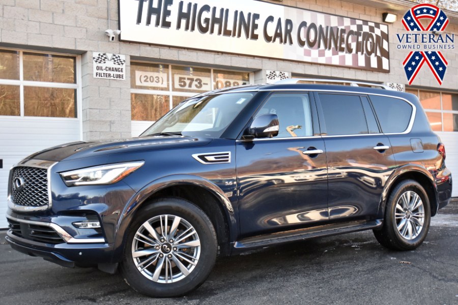 Used INFINITI QX80 LUXE AWD 2020 | Highline Car Connection. Waterbury, Connecticut
