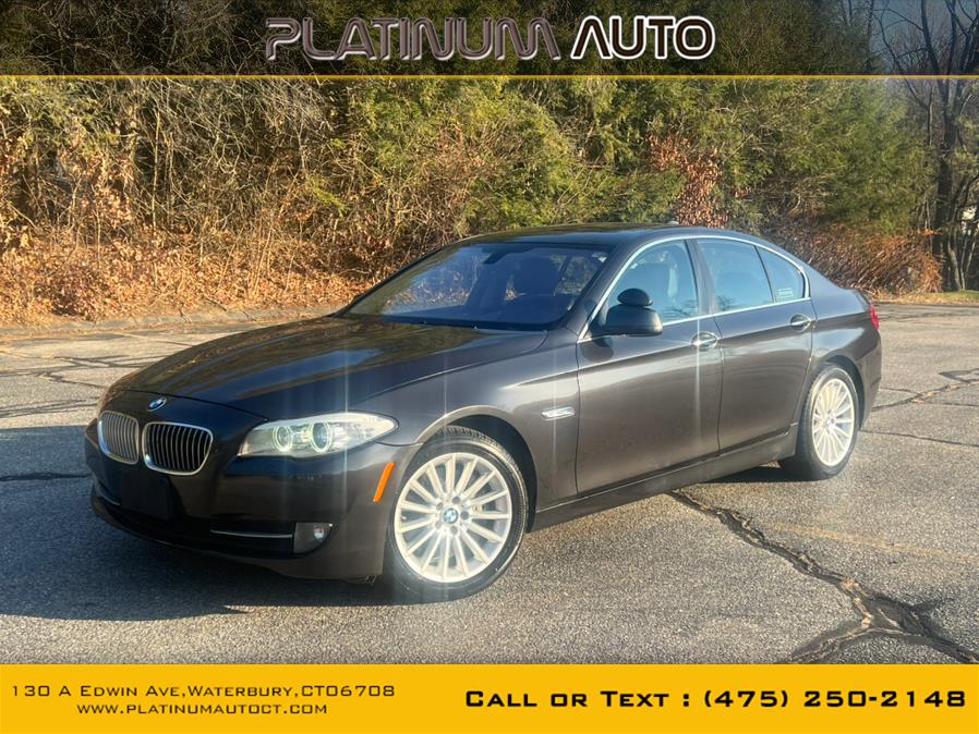 2013 BMW 5 Series 4dr Sdn 535i xDrive AWD, available for sale in Waterbury, Connecticut | Platinum Auto Care. Waterbury, Connecticut