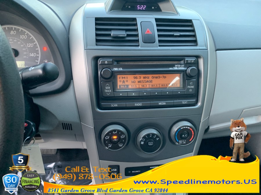 2012 Toyota Corolla 4dr Sdn Auto LE (Natl), available for sale in Garden Grove, California | Speedline Motors. Garden Grove, California 2012 Toyota Corolla 4dr Sdn Auto LE (Natl), available for sale in Garden Grove, California | Speedline Motors. Garden Grove, California