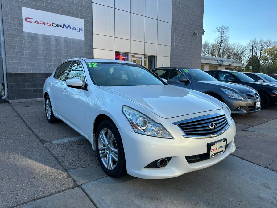 2012 Infiniti G37 Sedan 4dr x AWD, available for sale in Manchester, Connecticut | Carsonmain LLC. Manchester, Connecticut 2012 Infiniti G37 Sedan 4dr x AWD, available for sale in Manchester, Connecticut | Carsonmain LLC. Manchester, Connecticut