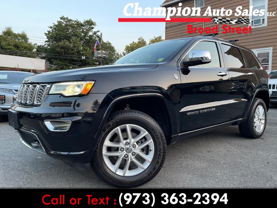 2017 Jeep Grand Cherokee Overland 4x4, available for sale in Newark, New Jersey | Champion Used Auto Sales LLC. Newark, New Jersey