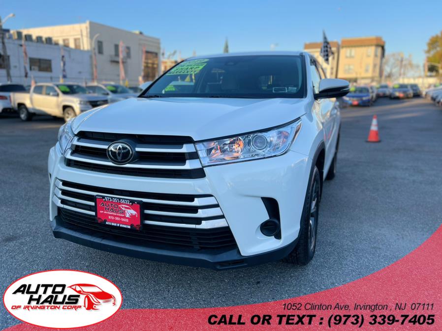 2019 Toyota Highlander LE V6 AWD (Natl), available for sale in Irvington , New Jersey | Auto Haus of Irvington Corp. Irvington , New Jersey