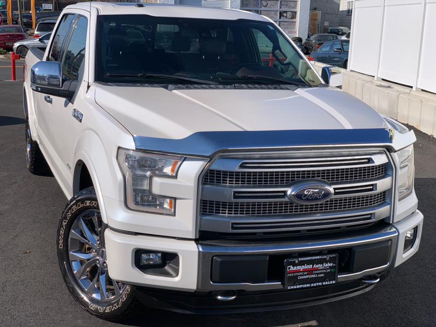 Used Ford F-150 4WD SuperCrew 157" Platinum 2016 | Champion Auto Hillside. Hillside, New Jersey Used Ford F-150 4WD SuperCrew 157" Platinum 2016 | Champion Auto Hillside. Hillside, New Jersey