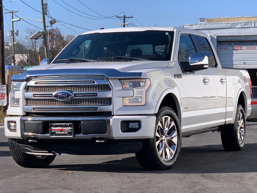 Used Ford F-150 4WD SuperCrew 157" Platinum 2016 | Champion Auto Hillside. Hillside, New Jersey Used Ford F-150 4WD SuperCrew 157" Platinum 2016 | Champion Auto Hillside. Hillside, New Jersey