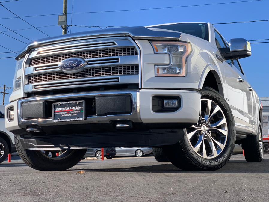 Used Ford F-150 4WD SuperCrew 157" Platinum 2016 | Champion Auto Hillside. Hillside, New Jersey Used Ford F-150 4WD SuperCrew 157" Platinum 2016 | Champion Auto Hillside. Hillside, New Jersey