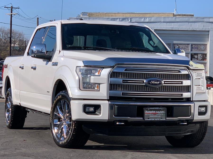 Used Ford F-150 4WD SuperCrew 157" Platinum 2016 | Champion Auto Hillside. Hillside, New Jersey Used Ford F-150 4WD SuperCrew 157" Platinum 2016 | Champion Auto Hillside. Hillside, New Jersey