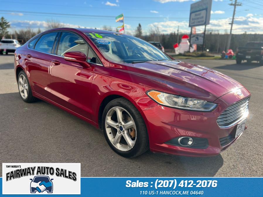 Used Ford Fusion SE AWD 4dr Sdn SE AWD 2016 | Fairway Auto Sales. Hancock, Maine Used Ford Fusion SE AWD 4dr Sdn SE AWD 2016 | Fairway Auto Sales. Hancock, Maine