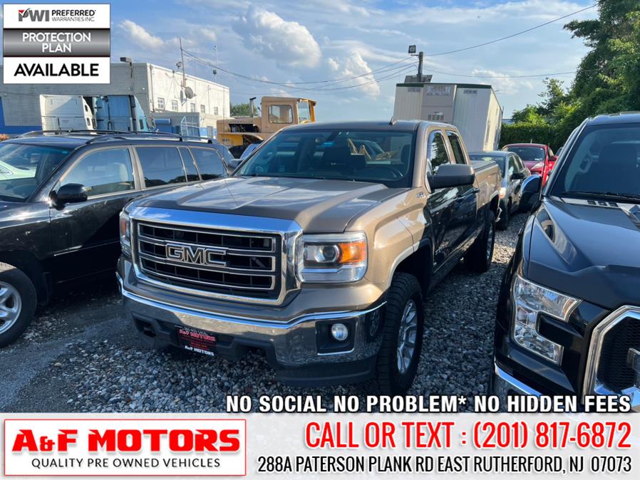 2014 GMC Sierra 1500 4WD Double Cab 143.5" SLE, available for sale in East Rutherford, New Jersey | A&F Motors LLC. East Rutherford, New Jersey