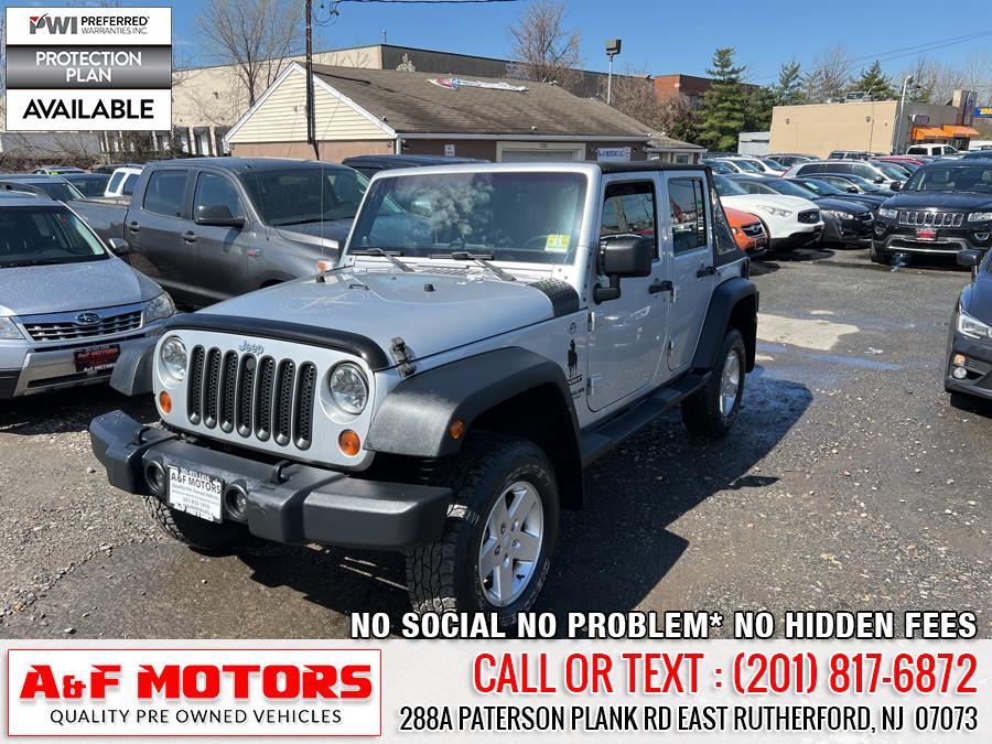 2012 Jeep Wrangler Unlimited 4WD 4dr Sport, available for sale in East Rutherford, New Jersey | A&F Motors LLC. East Rutherford, New Jersey