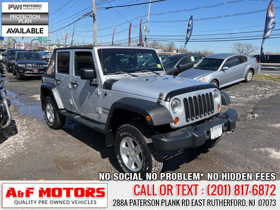 2012 Jeep Wrangler Unlimited 4WD 4dr Sport, available for sale in East Rutherford, New Jersey | A&F Motors LLC. East Rutherford, New Jersey 2012 Jeep Wrangler Unlimited 4WD 4dr Sport, available for sale in East Rutherford, New Jersey | A&F Motors LLC. East Rutherford, New Jersey