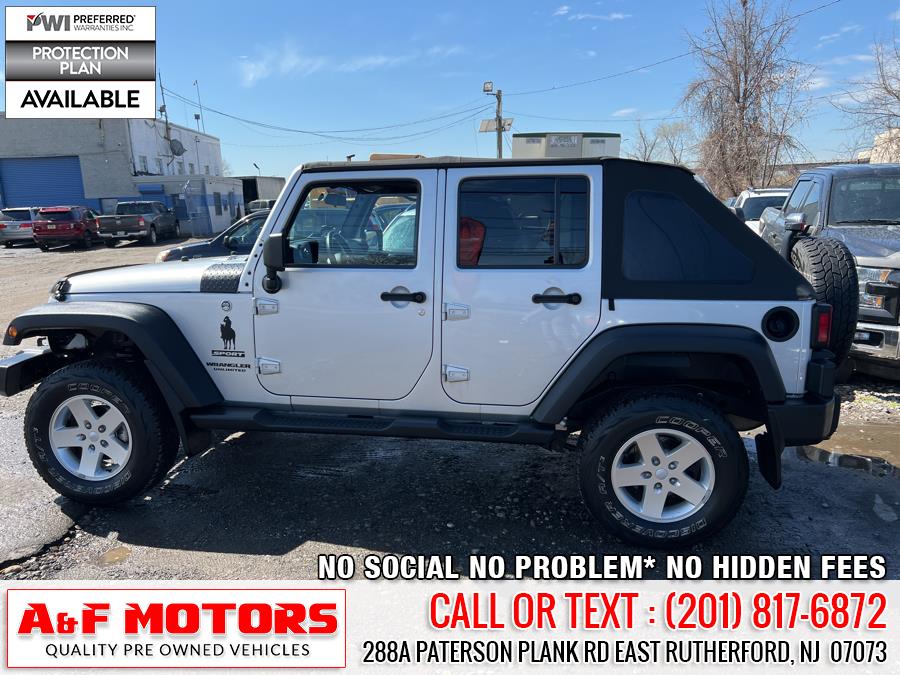 2012 Jeep Wrangler Unlimited 4WD 4dr Sport, available for sale in East Rutherford, New Jersey | A&F Motors LLC. East Rutherford, New Jersey 2012 Jeep Wrangler Unlimited 4WD 4dr Sport, available for sale in East Rutherford, New Jersey | A&F Motors LLC. East Rutherford, New Jersey