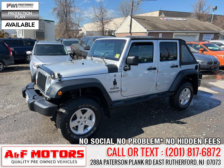 2012 Jeep Wrangler Unlimited 4WD 4dr Sport, available for sale in East Rutherford, New Jersey | A&F Motors LLC. East Rutherford, New Jersey 2012 Jeep Wrangler Unlimited 4WD 4dr Sport, available for sale in East Rutherford, New Jersey | A&F Motors LLC. East Rutherford, New Jersey