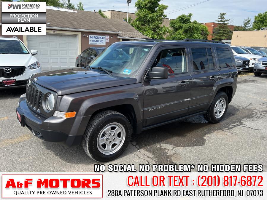2015 Jeep Patriot FWD 4dr Sport, available for sale in East Rutherford, New Jersey | A&F Motors LLC. East Rutherford, New Jersey 2015 Jeep Patriot FWD 4dr Sport, available for sale in East Rutherford, New Jersey | A&F Motors LLC. East Rutherford, New Jersey
