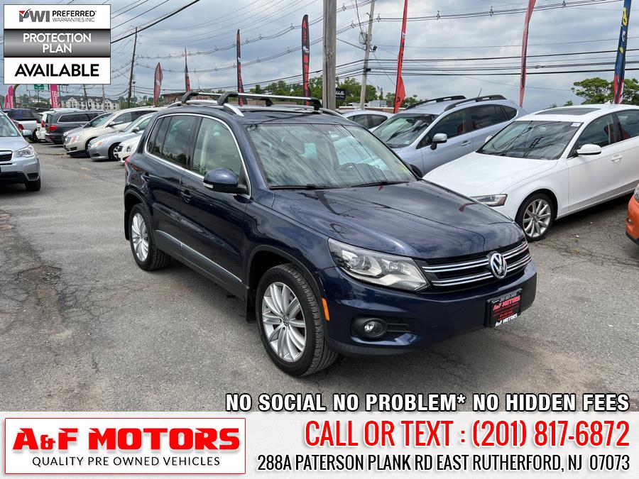 2016 Volkswagen Tiguan 4MOTION 4dr Auto SE, available for sale in East Rutherford, New Jersey | A&F Motors LLC. East Rutherford, New Jersey 2016 Volkswagen Tiguan 4MOTION 4dr Auto SE, available for sale in East Rutherford, New Jersey | A&F Motors LLC. East Rutherford, New Jersey